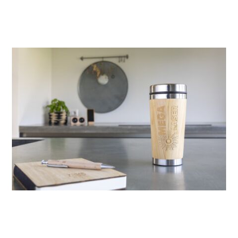 Resemugg i bambu (400 ml) Brun | Inget reklamtryck | Inte tillgängligt | Inte tillgängligt