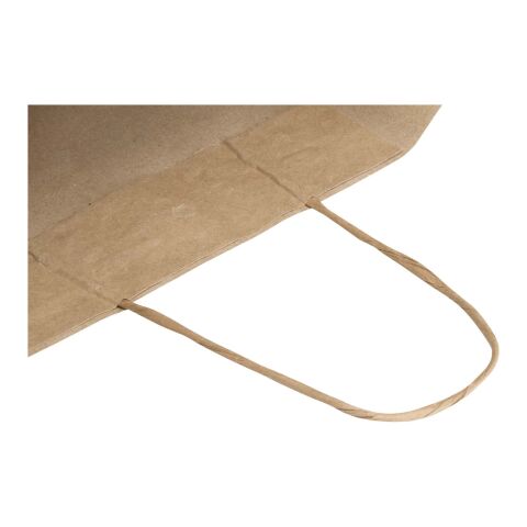 Kraft papperspåse 80–90 g/m2 med tvinnade handtag– 25 x 15 x 32 cm Kraftbrun | Inget reklamtryck | Inte tillgängligt | Inte tillgängligt