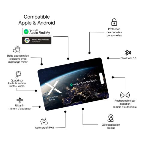 SCX.design A11 smart tag full colour Svart | Inget reklamtryck | Inte tillgängligt | Inte tillgängligt