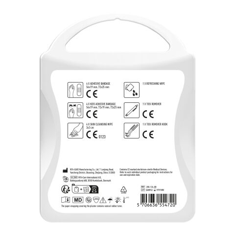 My Kit Tick (Fästing) vit | Inget reklamtryck | Inte tillgängligt | Inte tillgängligt