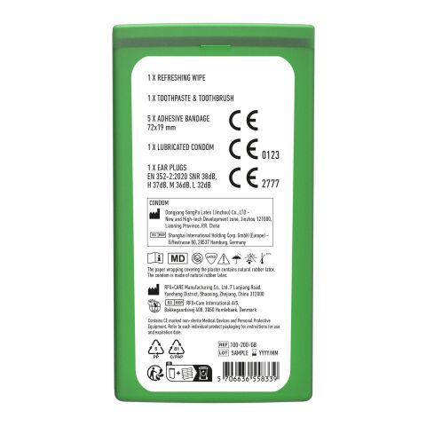 mykit, ensiapu, ensiapupakkaus, festivaali, juhla Transparent grön | Inget reklamtryck | Inte tillgängligt | Inte tillgängligt