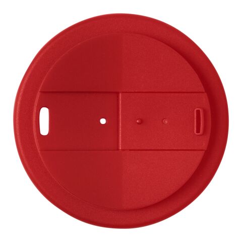 Americano® Eco 350 ml termosmugg av återvunnet material med spillsäkert lock Röd