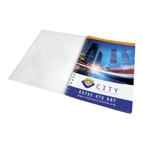 Desk-Mate® wire-o A5 anteckningsblock PP yttre vit | 50 pages | Inget reklamtryck | Inte tillgängligt | Inte tillgängligt