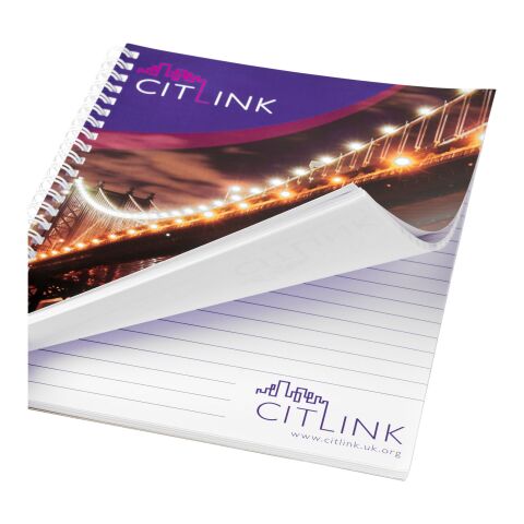 Desk-Mate® wire-o A4 anteckningsbok vit-svart | 50 pages | Inget reklamtryck | Inte tillgängligt | Inte tillgängligt