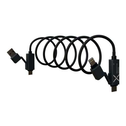 SCX.design C59 100 W laddningskabel av magnetiskt silikon Standard | Svart | Inget reklamtryck | Inte tillgängligt | Inte tillgängligt