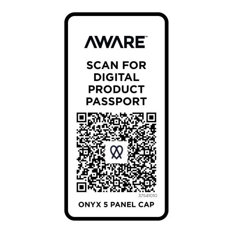 Onyx 5-panels keps av Aware™-återvunnet material Standard | vit | Inget reklamtryck | Inte tillgängligt | Inte tillgängligt | Inte tillgängligt