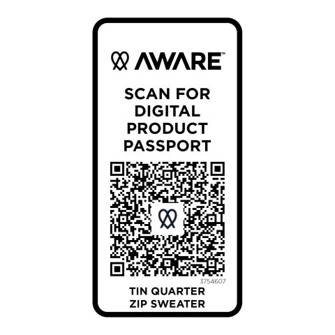 Tin unisex Aware™ tröja med kvartsdragkedja av återvunnet material Standard | Oatmeal | XS | Inget reklamtryck | Inte tillgängligt | Inte tillgängligt | Inte tillgängligt