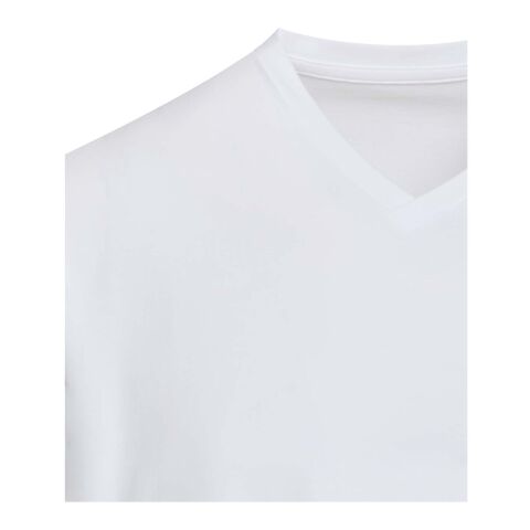 Balfour 200 g/m² kortärmad v-ringad unisex-T-shirt av ekologiskt OCS-material Standard | Vit | XXL | Inget reklamtryck | Inte tillgängligt | Inte tillgängligt | Inte tillgängligt