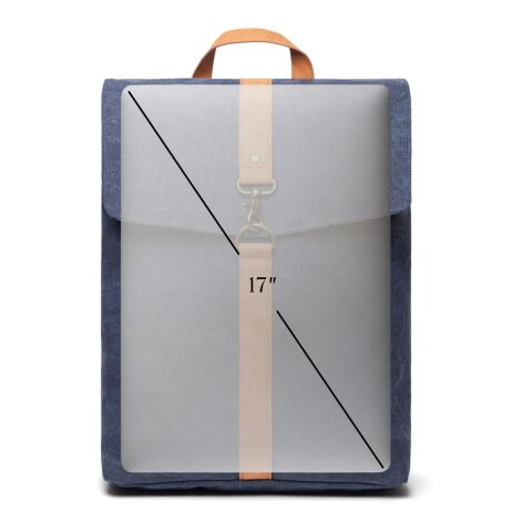 VINGA Bosler canvas ryggsäck marinblå | Inget reklamtryck | Inte tillgängligt | Inte tillgängligt