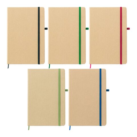 Anteckningsbok med papper av stenmassa (A5) Röd | Inget reklamtryck | Inte tillgängligt | Inte tillgängligt