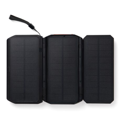 Nordic Drift Titan 10.000 mAh solcells-powerbank med 3 panel svart | Inget reklamtryck | Inte tillgängligt | Inte tillgängligt