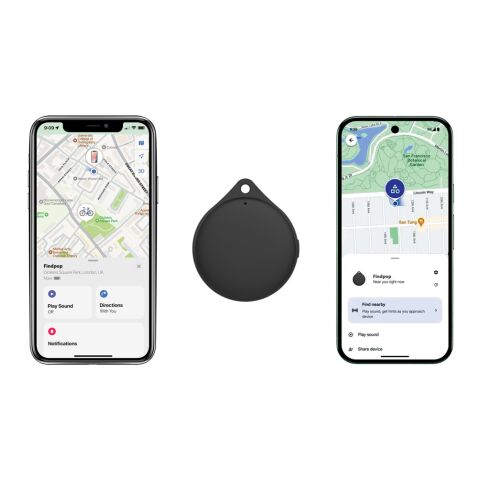 Findpop Dual RCS föremålsfinnare IPX5 i återvunnen plast svart | Inget reklamtryck | Inte tillgängligt | Inte tillgängligt