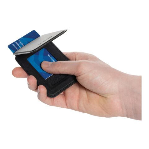 Magstand RCS återvunnen PU magnetisk telefonplånbok med stat svart | Inget reklamtryck | Inte tillgängligt | Inte tillgängligt