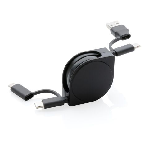 6-i-1 kabel i återvunnen plast, RCS standard, och TPE svart | Inget reklamtryck | Inte tillgängligt | Inte tillgängligt