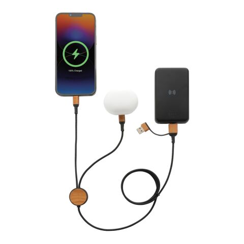 Ohio 6-i-1 kabel i RCS certifierad återvunnen plast svart | Inget reklamtryck | Inte tillgängligt | Inte tillgängligt