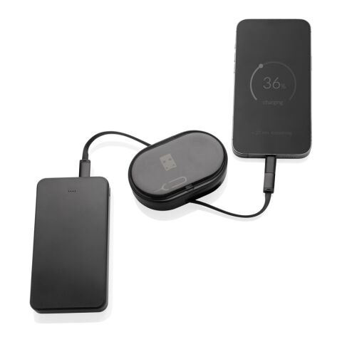 Chargevix Multifunktionell 60W laddning i RCS återv. plast svart | Inget reklamtryck | Inte tillgängligt | Inte tillgängligt