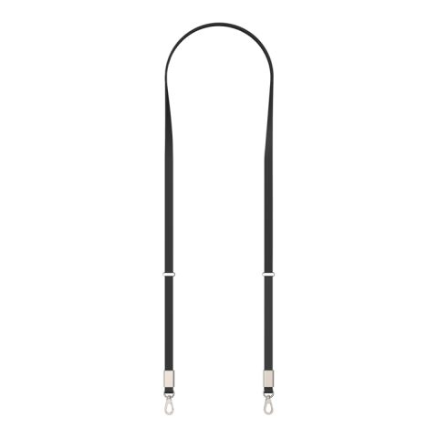 Nivo Crossbody lanyard i RCS återvunnen PET svart | Inget reklamtryck | Inte tillgängligt | Inte tillgängligt