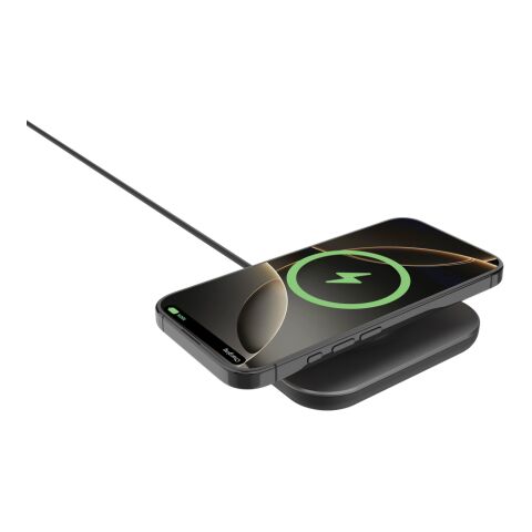Quantom ultrasnabb 25 W magnetisk trådlös laddningsplatta grå-svart | Inget reklamtryck | Inte tillgängligt | Inte tillgängligt