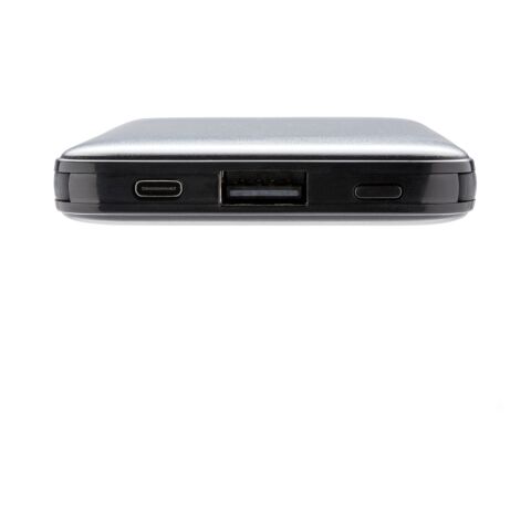 5.000 mAh powerbank i fickformat med integrerade kablar svart