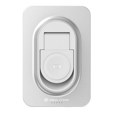 Urban Vitamin Malibu 5.000mAh powerbank RCS plastic/alu silver | Inget reklamtryck | Inte tillgängligt | Inte tillgängligt