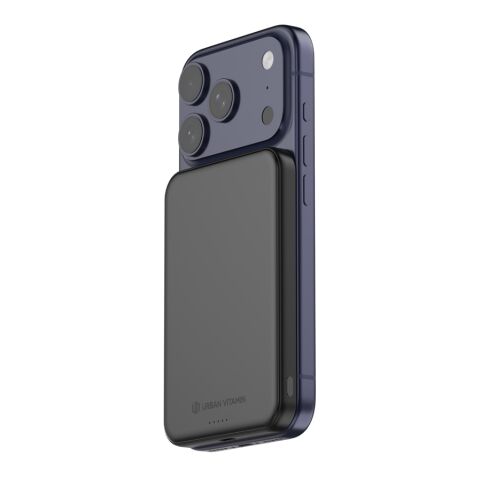 Urban Vitamin Pomona 5000 mAh Qi2.2 25W magnetisk powerbank svart