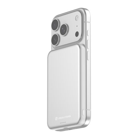 Urban Vitamin Pomona 5000 mAh Qi2.2 25W magnetisk powerbank silver | Inget reklamtryck | Inte tillgängligt | Inte tillgängligt