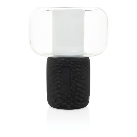 Lux 10 W högtalarlampa i återvunnen plast svart | Inget reklamtryck | Inte tillgängligt | Inte tillgängligt