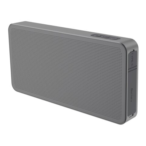 Aeris RCS Ultratunn 10W IPX5 högtalare med utbytbart batteri grå