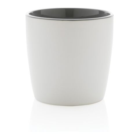 Keramikmugg med färgad insida vit-grå | Inget reklamtryck | Inte tillgängligt | Inte tillgängligt