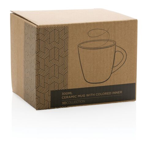 Keramikmugg med färgad insida vit-grå | Inget reklamtryck | Inte tillgängligt | Inte tillgängligt