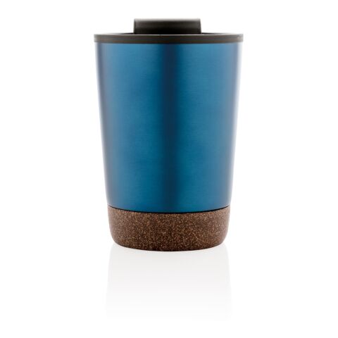 GRS RPP stainless steel kork mugg blå | Inget reklamtryck | Inte tillgängligt | Inte tillgängligt