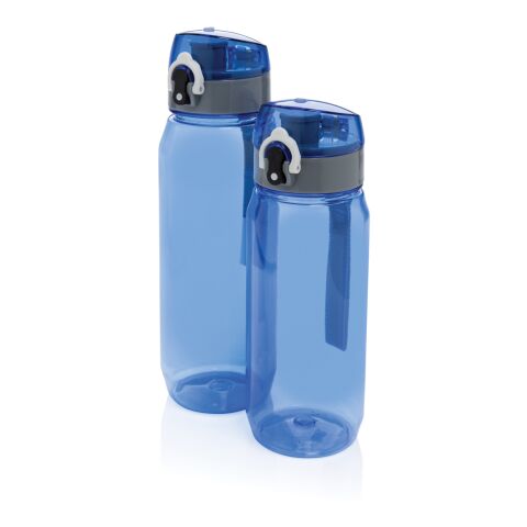 Yide läckagesäker låsbar vattenflaska 800ml RCS PET blå | Inget reklamtryck | Inte tillgängligt | Inte tillgängligt