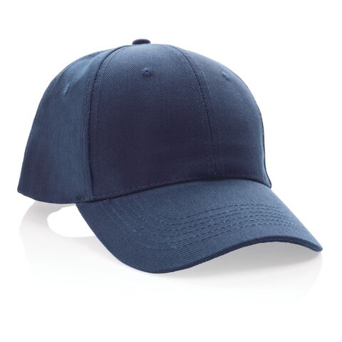 Impact 6 paneler keps, 280gr återvunnen bomull AWARE™ marinblå | Inget reklamtryck | Inte tillgängligt | Inte tillgängligt | Inte tillgängligt