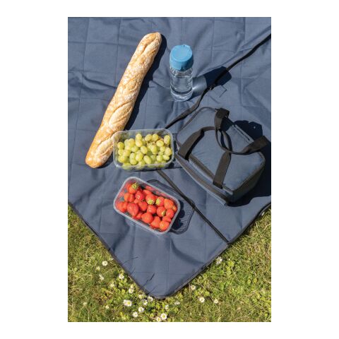 Impact Aware™ RPET hopvikbar quiltad picknickfilt marinblå | Inget reklamtryck | Inte tillgängligt | Inte tillgängligt | Inte tillgängligt