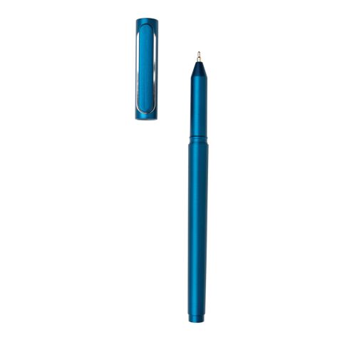 X6 cap pen med silkeslent bläck blå | Inget reklamtryck | Inte tillgängligt | Inte tillgängligt