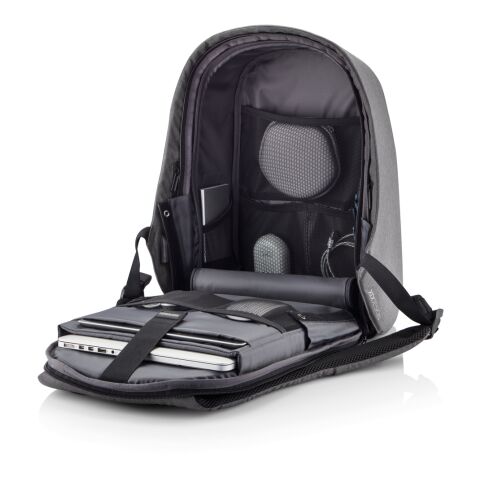 Bobby Hero Regular, anti-ficktjuv ryggsäck grå-svart | Inget reklamtryck | Inte tillgängligt | Inte tillgängligt