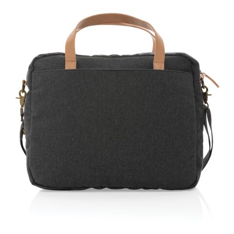 Impact AWARE™ laptopväska i 16 oz. återvunnen canvas svart