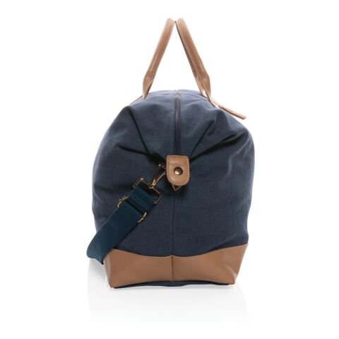 Impact AWARE™ stor weekendväska i 16 oz. återvunnen canvas blå