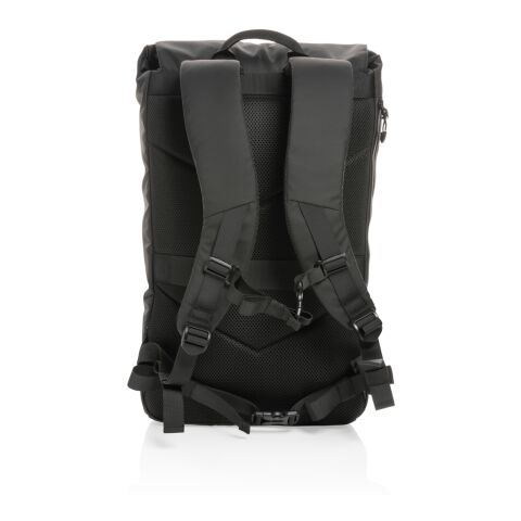 Impact AWARE™ RPET vattentålig 15.6"laptopryggsäck svart | Inget reklamtryck | Inte tillgängligt | Inte tillgängligt | Inte tillgängligt