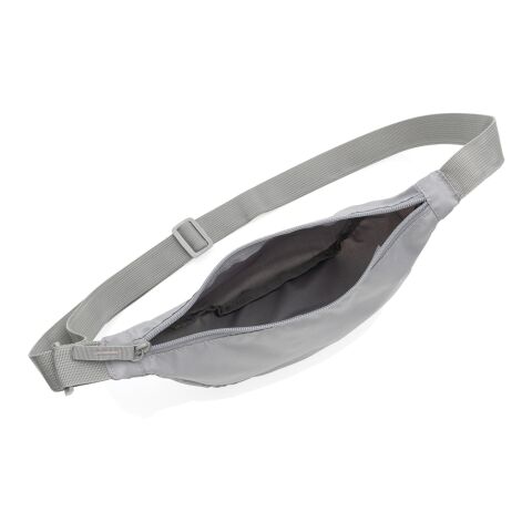 Crescent AWARE™ RPET Halvmåneformad crossbody-väska silvergrå