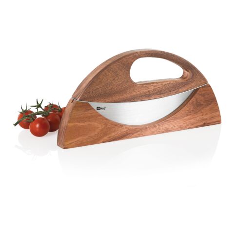 AdHoc Wave universalkniv och pizzaskärare brun | Inget reklamtryck