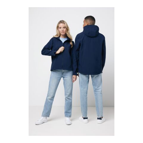 Iqoniq Makalu soft shell herrjacka i återvunnen polyester marinblå | XL | Inget reklamtryck | Inte tillgängligt | Inte tillgängligt | Inte tillgängligt