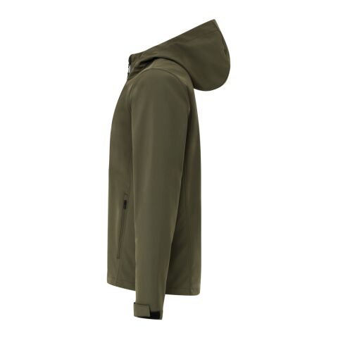 Iqoniq Makalu soft shell herrjacka i återvunnen polyester grön | S