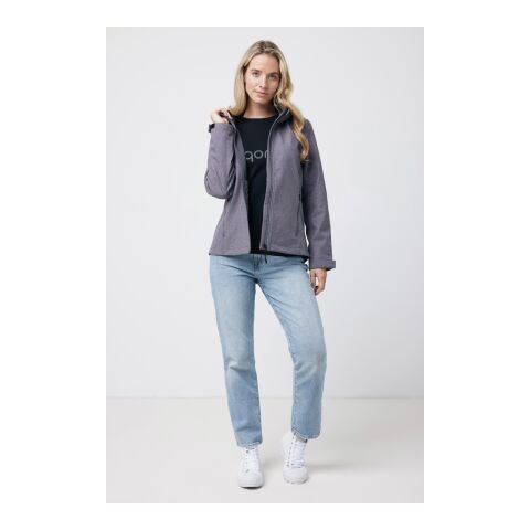 Iqoniq Makalu soft shell damjacka i återvunnen polyester vulkanmelerad grå | L | Inget reklamtryck | Inte tillgängligt | Inte tillgängligt | Inte tillgängligt