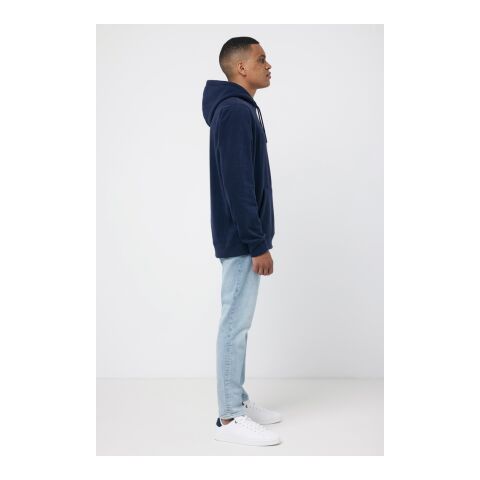 Iqoniq Trivor microfleece hoodie i återvunnen polyester marinblå | L | Inget reklamtryck | Inte tillgängligt | Inte tillgängligt | Inte tillgängligt