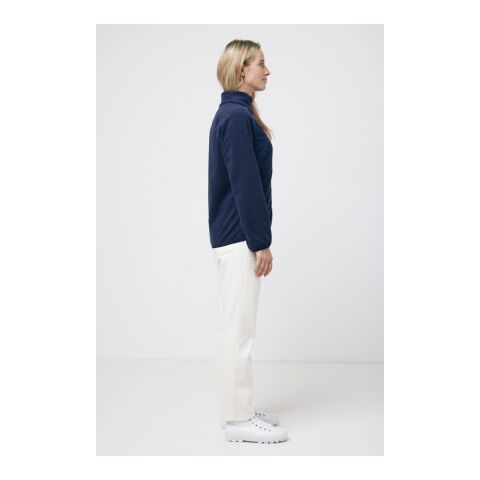 Iqoniq Talung microfleece med zipper i återvunnen polyester marinblå | M | Inget reklamtryck | Inte tillgängligt | Inte tillgängligt | Inte tillgängligt