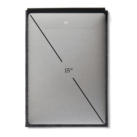 VINGA Albon GRS återvunnen filt 14&quot; laptopfodral svart | Inget reklamtryck | Inte tillgängligt | Inte tillgängligt