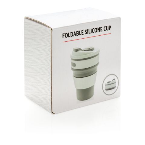 Hopvikbar silikonmugg grå | Inget reklamtryck | Inte tillgängligt | Inte tillgängligt