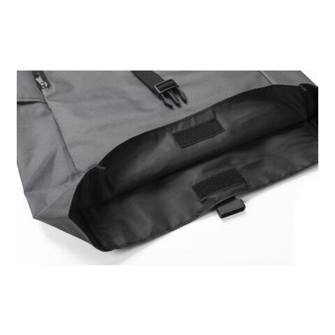 Rulltoppsryggsäck av RPET-polyester (600D) Evie Grå | Inget reklamtryck | Inte tillgängligt | Inte tillgängligt