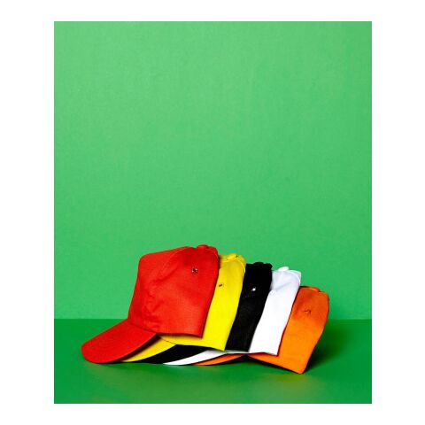 Keps med 5 paneler, bomullstwill Gul | Inget reklamtryck | Inte tillgängligt | Inte tillgängligt